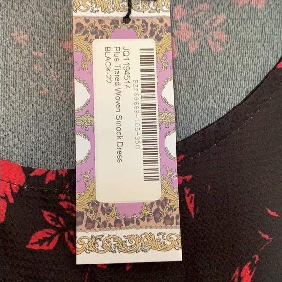 Boohoo Plus Tiered Woven Smock Dress - Picture 5 of 11